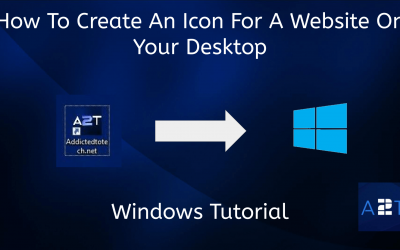 How To Create An Icon For A Website On Your Desktop Windows Tutorial