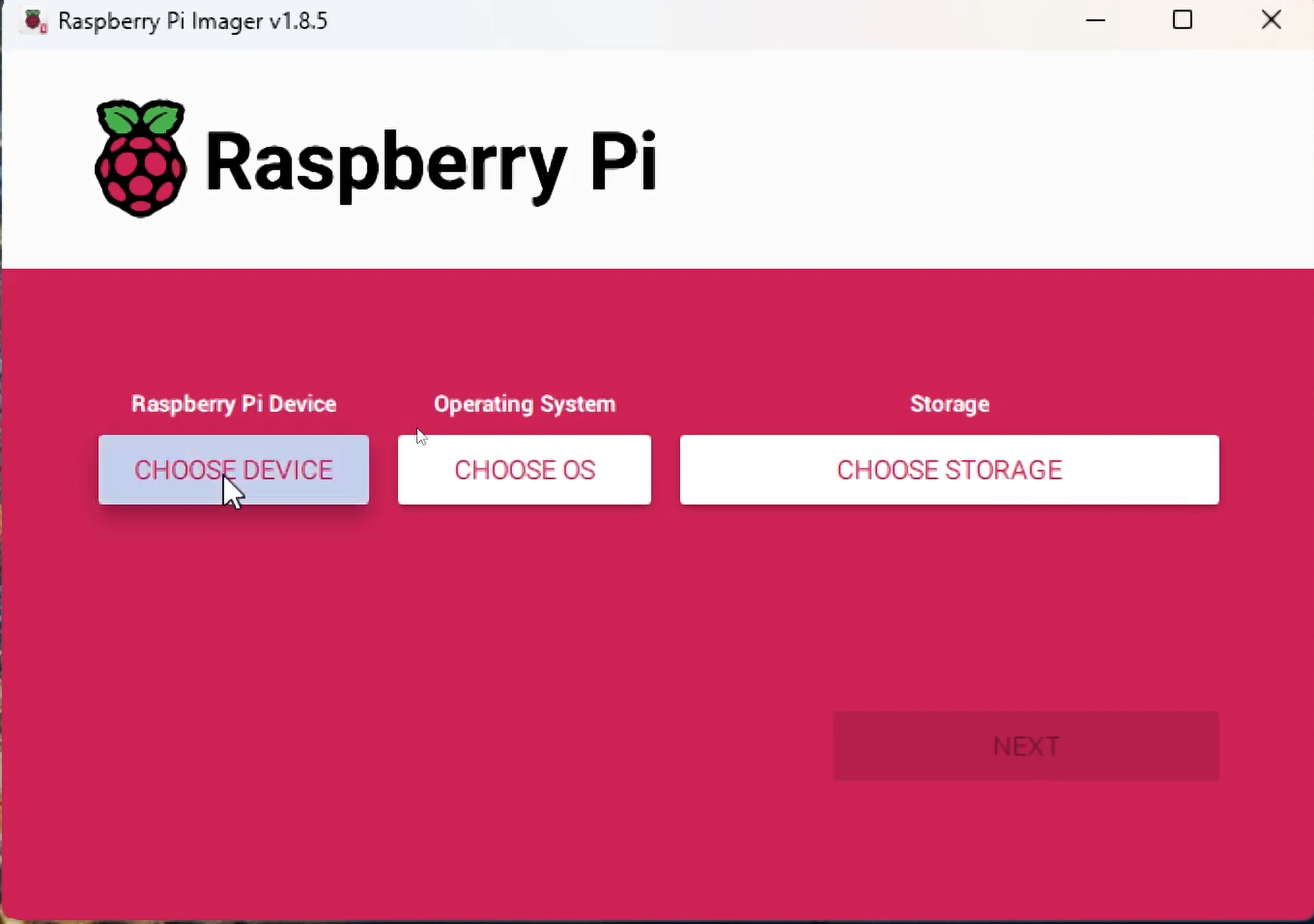 choosedeviceraspberrypiimager Addicted To Tech